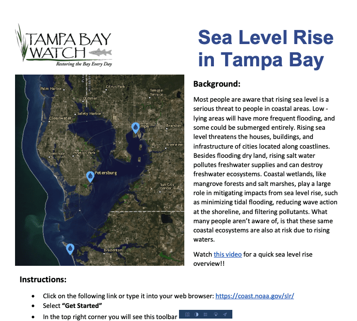 Sea Level Rise in Tampa Bay