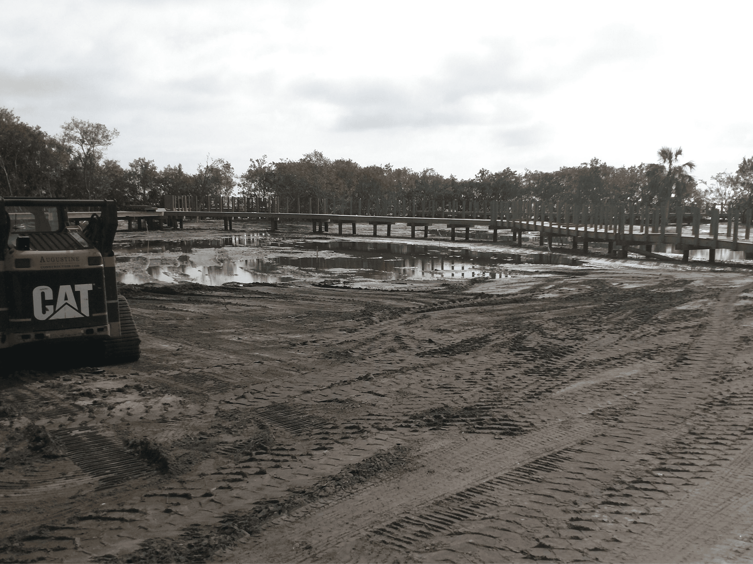 A "before" shot of a section of Safety Harbor prior to its restoration.